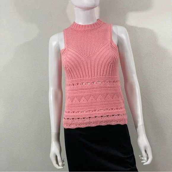 Zara Pink Sweater Top Size Small - Picture 3 of 9